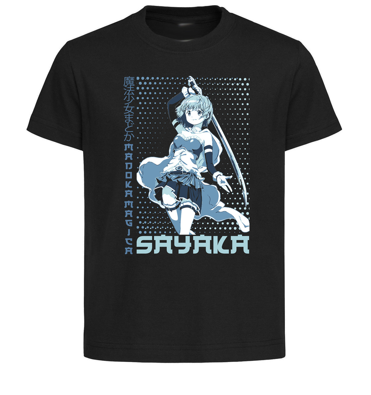 T Shirt Unisex Black Japanese Style Puella Magi Madoka Magica Sayaka Miki PE0055 88666 - Madoka Magica Store